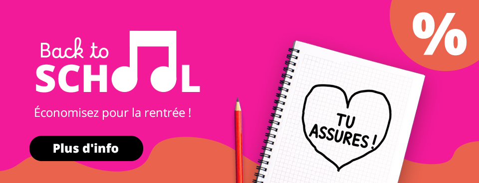 Rentrée scolaire chez Musikhaus Kirstein