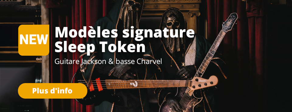 Les modeles signature Sleep Token de Jackson et Charvel sont desormais disponibles chez Musikhaus Kirstein