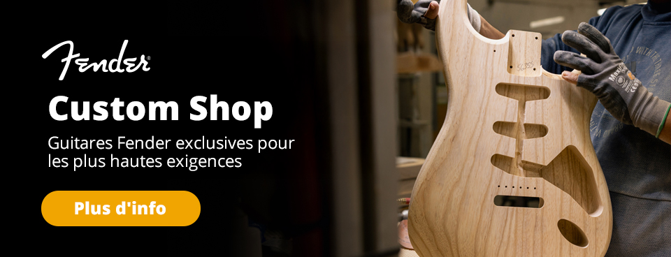 Decouvrez les guitares Fender Custom Shop des maintenant chez Musikhaus Kirstein